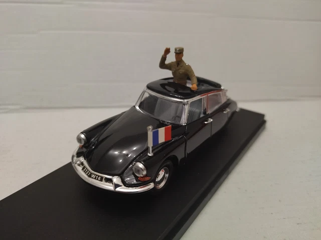 Citroen Ds 19 1962 President Charles De Gaulle 1:43 Rio 2