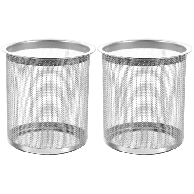 2 pezzi colino da tè teiera 6,3 x 6 x 6 cm acciaio inox