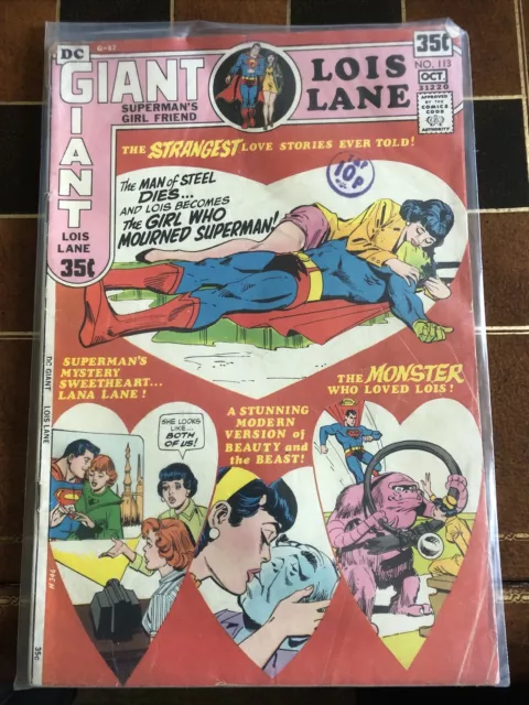 Supermans Girlfriend Lois Lane / DC Comics / 1971 / issue 113