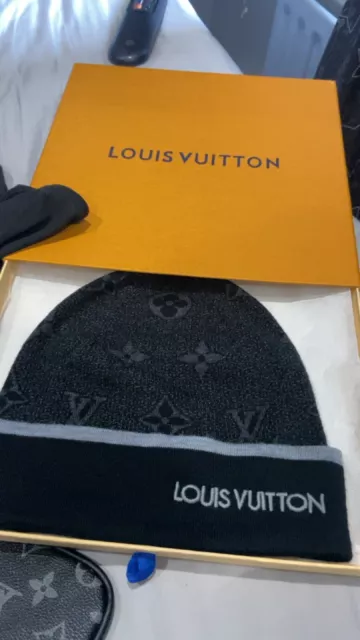 Monogram Velvet Cap - Luxury S00 Black