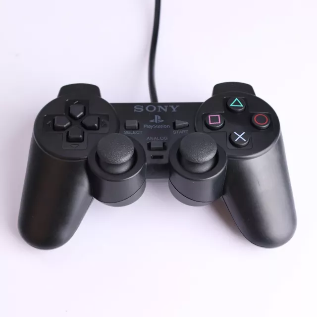 Genuine OEM For Sony PlayStation 2 PS2 DualShock 2 Controller Black