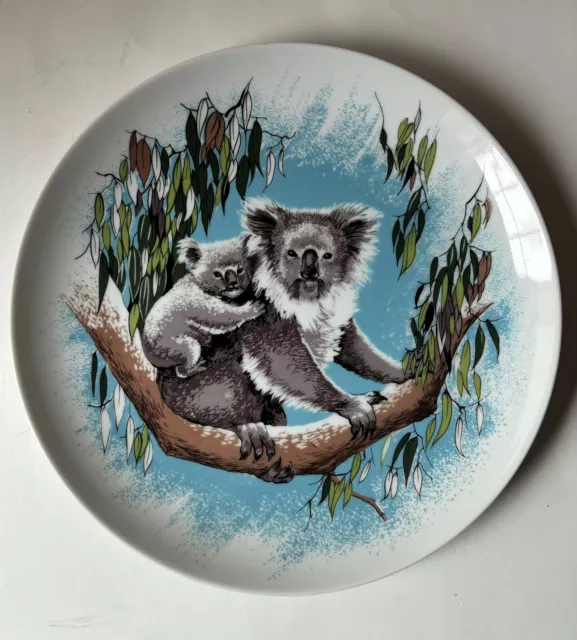 Vintage The Koala Fine China Collector Plate Decor Westminster Australia  9"