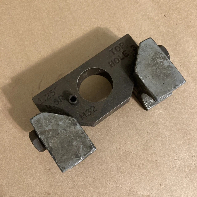 JD2 Tube Bender Pressure Die Backing Block 1.25" 4.5R M32
