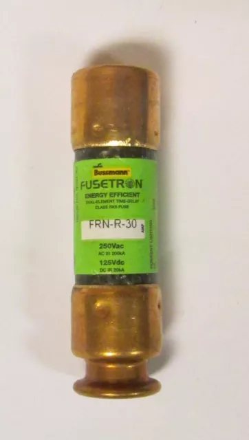 COOPER BUSSMANN FUSETRON FRN R 30 250V 30 Amp Fuse