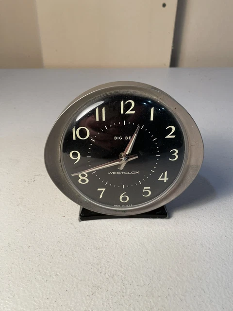 Vintage Westclox Baby Ben 53647 Series 2 Alarm Clock Glows In The Dark Tested