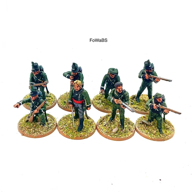28MM BLACK POWDER Napoleonic British 95th Rifles SHARPE - painted by ...