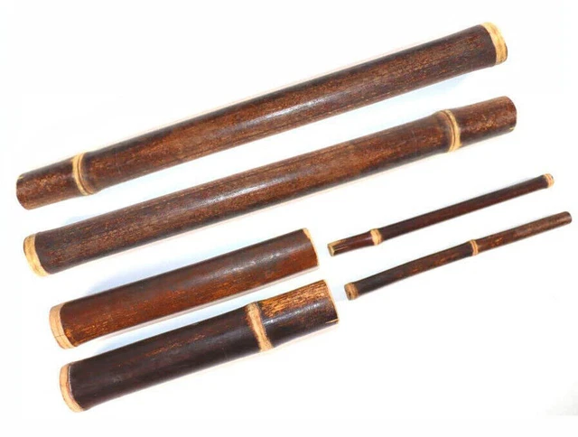 Kit BAMBU MASSAGE Kit de massage corps et visage Bambutherapy 6 cannes de bambou 2