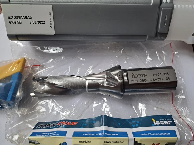 Iscar Sumocham‎ Dcn 260-078-32A-3D Indexable Drill New Original