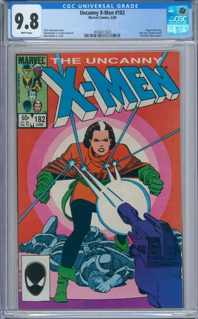 UNCANNY X-MEN 182 CGC 9.8 WP NICK FURY ROGUE New Non-Circulated CGC Case MARVEL