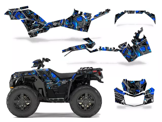 Graphics Kit Decal Stickers For Polaris Sportsman 850 1000 2017-2020 TUNEU