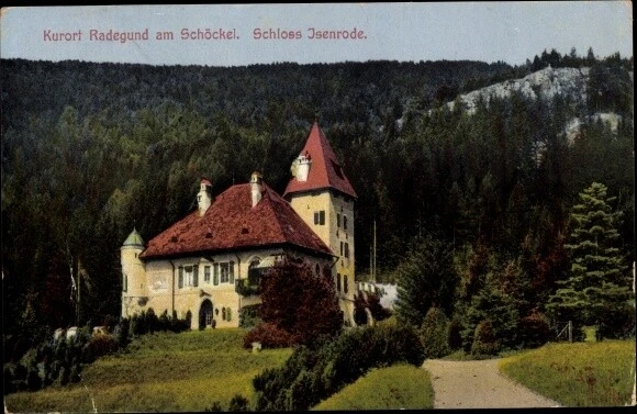 Ak Sankt Radegund bei Graz Steiermark, Schloss Isenrode, Schöckel - 3537337