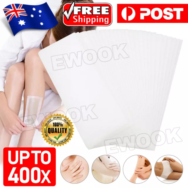 Upto400x Waxing Strips Non Woven 70gsm Cut Wax Papers Precut Disposable