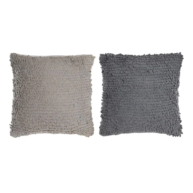 Coussin DKD Home Decor Coton 2 Unités (45 x 15 x 45 cm)