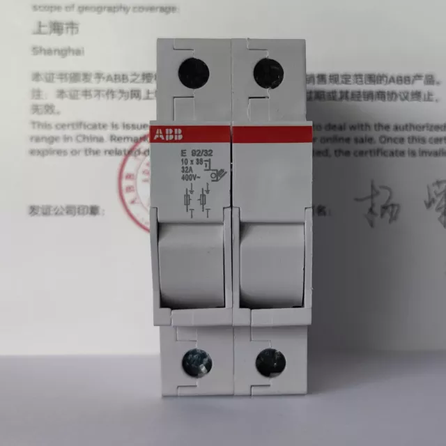 ABB Fuses SWITCH DISCONNECTOR E92/20 E92/32 E92/50 E92/125 1pcs