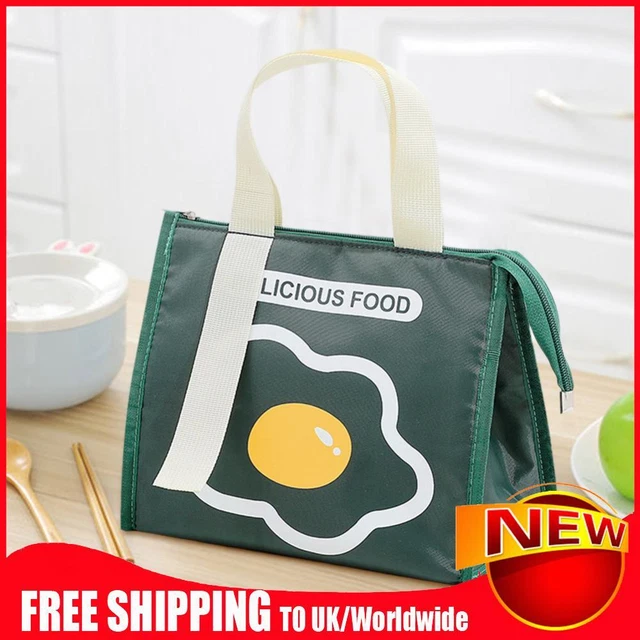 Triangle BBQ Picnic Lunch Bag Aluminum Film Travel Picnic Pouch Camping Supplies