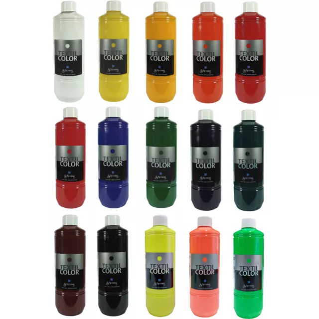 Schjerning Stoffmalfarbe 500 ml - 15 Farben zur Auswahl -