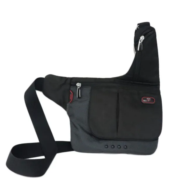 Vintage 2000s Tumi T-Tech 5135D gray black Sling Saddle bag EUC