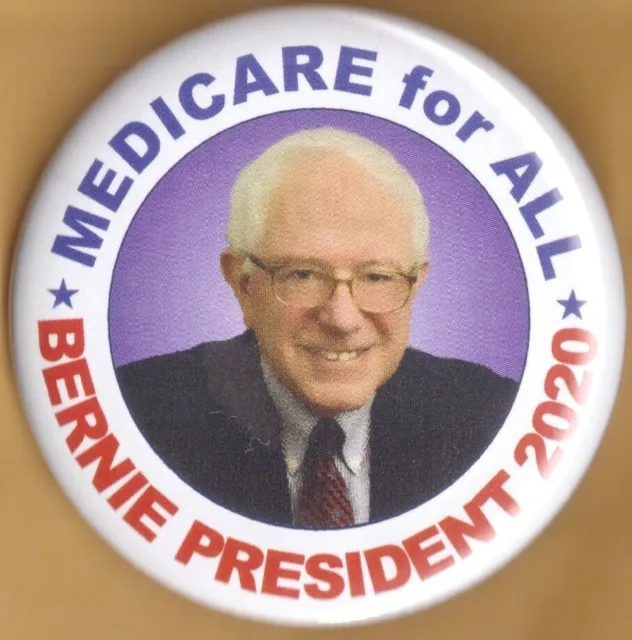 2020 Bernie Sanders Campaign Button President  Political Pinback  from Vermont
