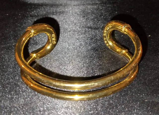 Giles And Bros Gold Cuff Bracelet