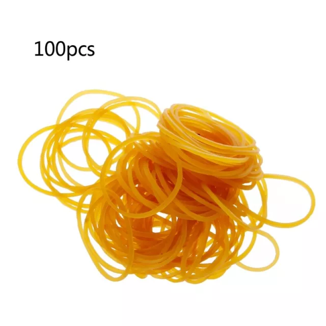 50 PCS Rubber Bands White Color Rubber Elastic Bands Office Home Rubber  Band