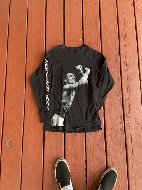 Xpose XXXTentacion RIP Cotton T Shirt Tagless Long Sleeve Crew Neck Small Black