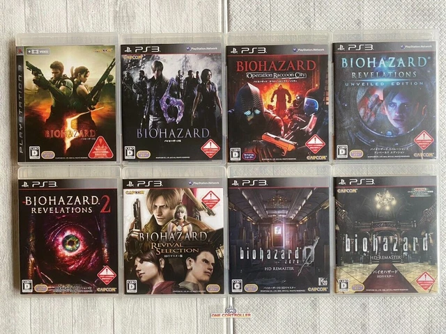 SONY PlayStation 3 PS3 Biohazard Resident Evil 8pcs set from Japan