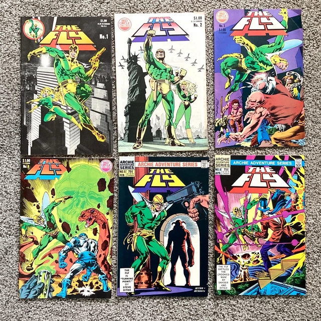 The Fly #1-6, (1983-1984) Red Circle,Archie Comics ,High Grade ,Steranko, Ditko