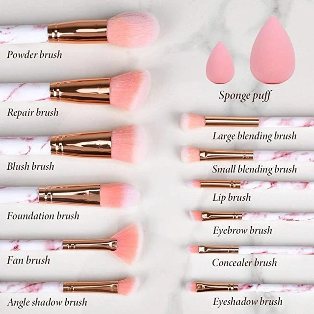 Pennelli Make Up Start Makers Professional 12Pcs Set di pennelli per trucco 2