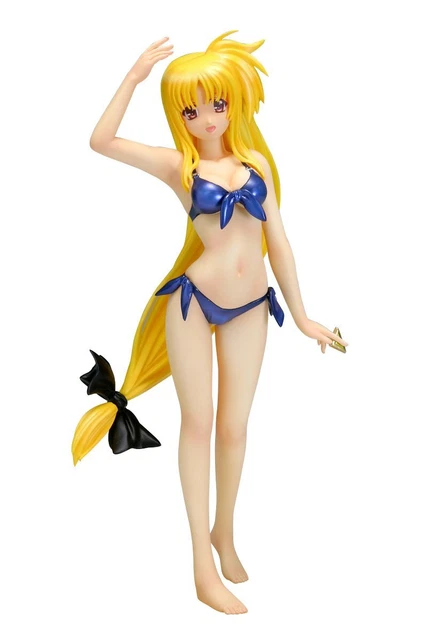 Beach Queens Magical Girl Lyrical Nanoha Fate T Harlaown 1/10 Figure Wave Japan