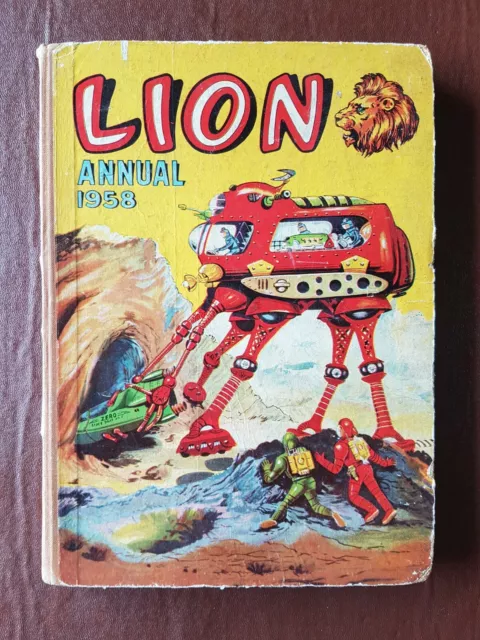 Lion Annual 1958 -  Price of 7/6 is not Clipped