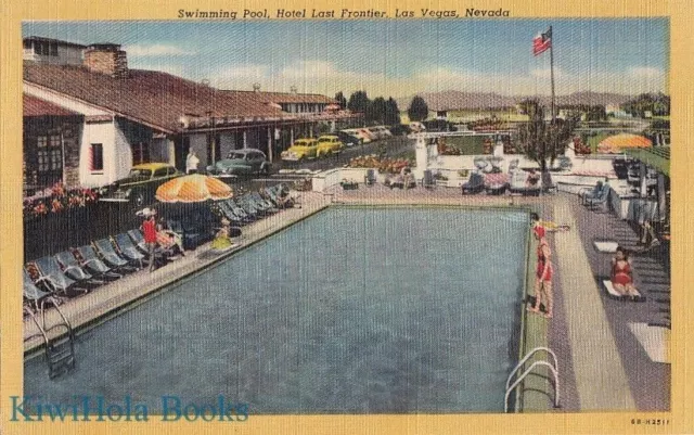 Postcard Swimming Pool Hotel Last Frontier Las Vegas Nevada NV