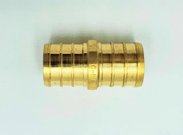 20 Pieces 3/4" Pex Couplings - Brass Crimp Fittings (Lead-Free)