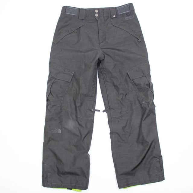 The North Face Gore-Tex Ski Snow Pants Mens Small Gray Waterproof Mountain Pant