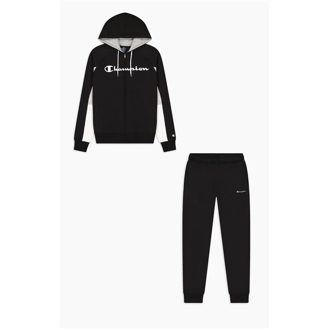 Champion Uomo HoodFlcSuit tuta sportiva allenamento fitness palestra prestazioni