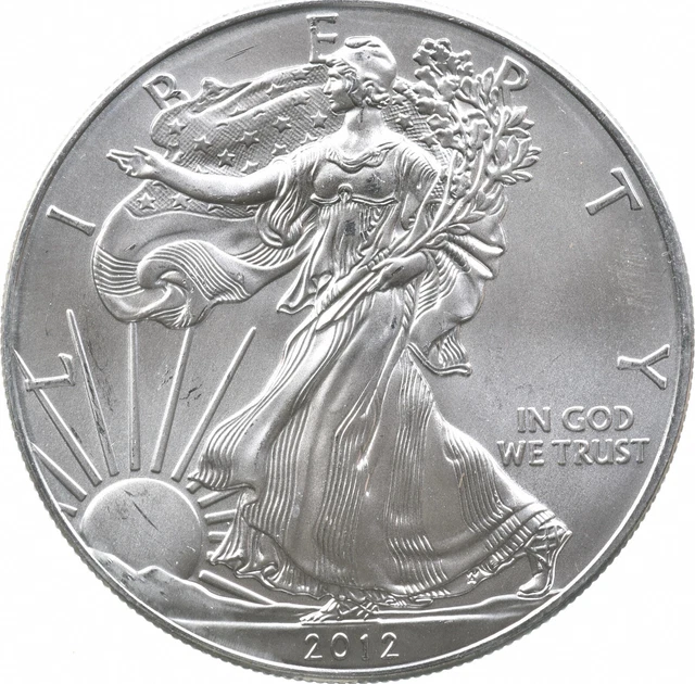 Better Date 2012 American Silver Eagle 1 Troy Oz .999 Fine Silver *479