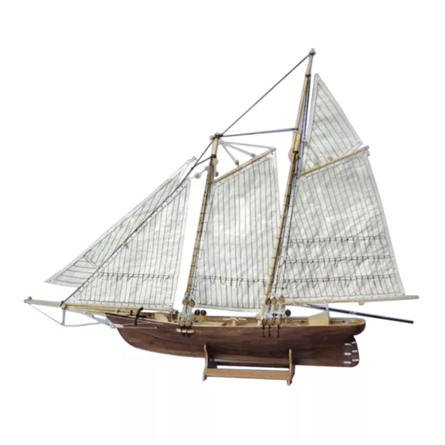 Racing Yacht Boat Kit : Build Your Own Wooden Model Ship 2