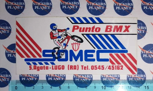 Autocollant Vintage PUNTO BMX Ravenna – Original Années 80 – Italie