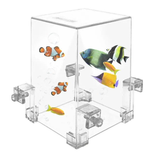 Above Water Fish Tank Acrylic Vacuum Aquarium Inverted Fish Tank Home Decor