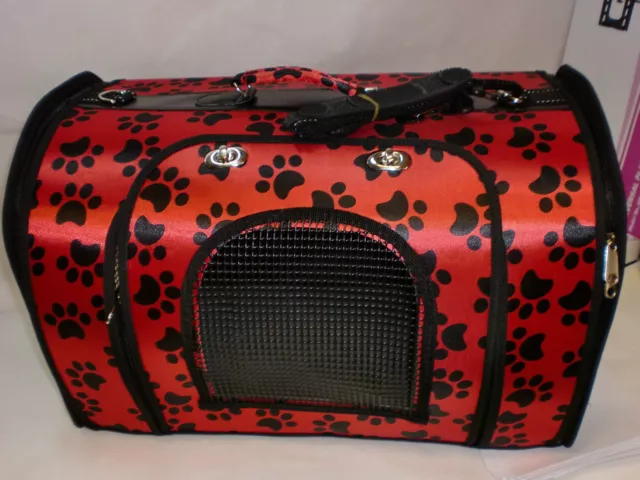 Dog Cat Puppy Pet Carrier Travel Bag Cage Crate Foldable Leisure kennel Tote UK