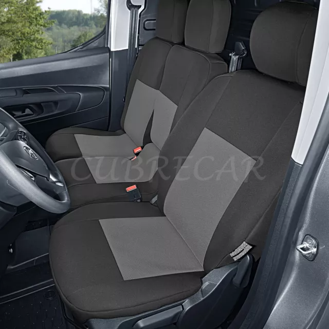 Fundas De Asiento 100% A Medida Para Toyota Proace City Van Forros Cubiertas