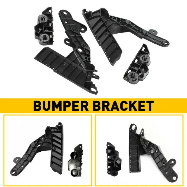 4X Front Bumper Brackets Assembly Replacement For 2013-2015 Nissan Altima Sedan
