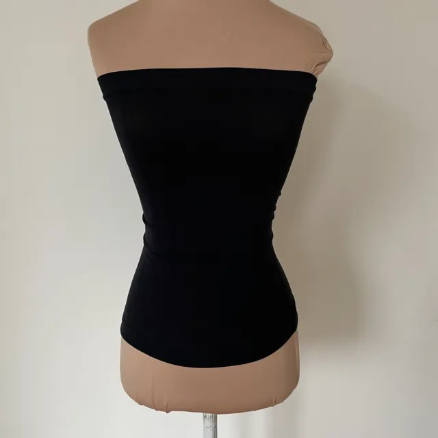 Wolford Black Fatal Strapless Tank Stretch Tube Top Size XS