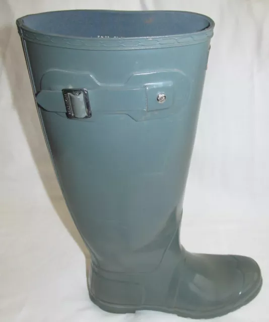 Hunter Green Tall Rubber Rain Boots Rainboots Womens Size 10 2