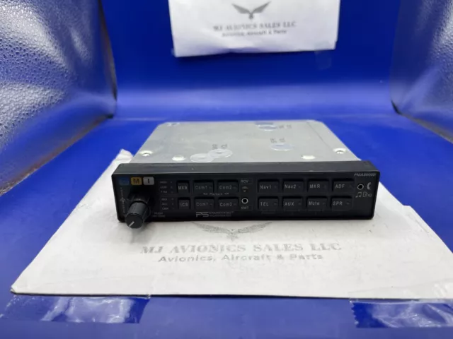 Ps Engineering Pma 8000B Audio Selector Panel P/N 050-890-0202 With Yellow Tag