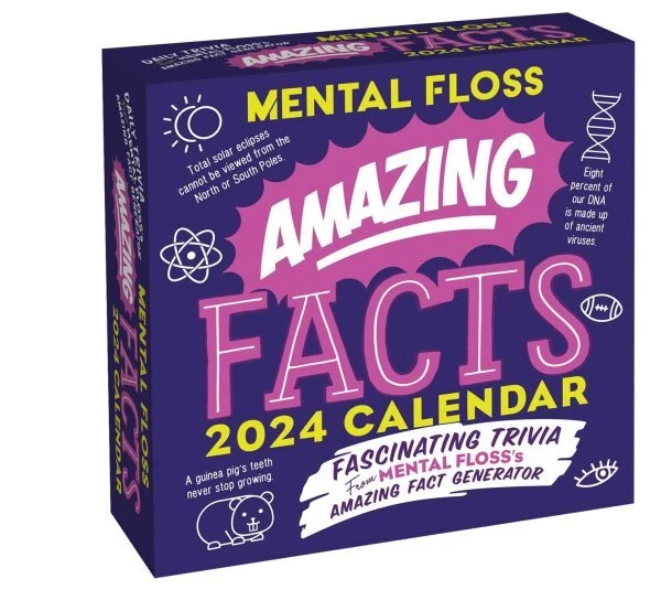 AMAZING FACTS FROM Mental Floss 2024 Calendar Fascinating Trivia from