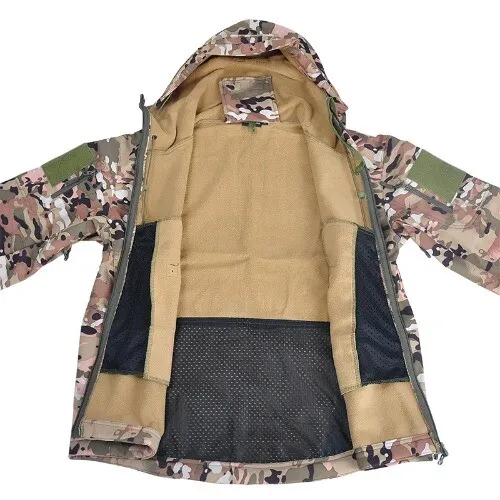 MilitaryUniform Fleece Russian Camo TacticalAssult Combat Uniform OutdoorWorking 3