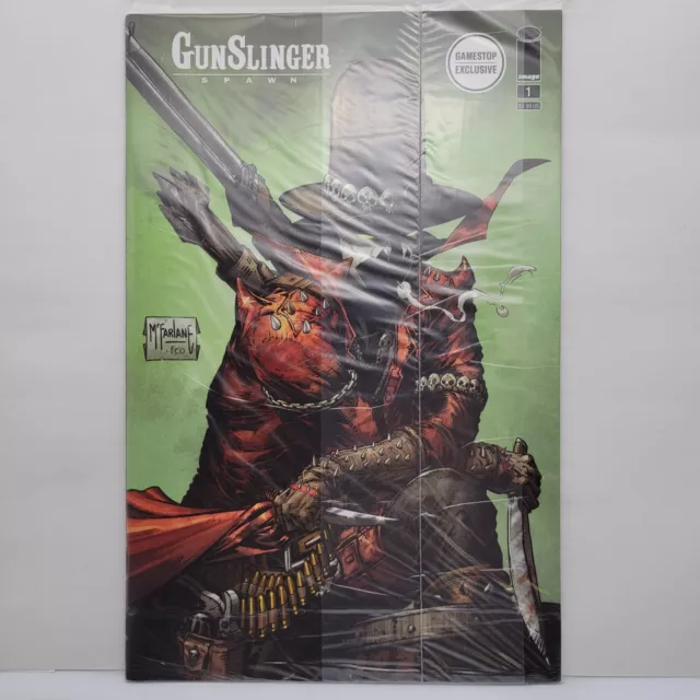 Gunslinger Spawn #1 GameStop Variant Todd McFarlane Cover 2021 Polybagged Sealed
