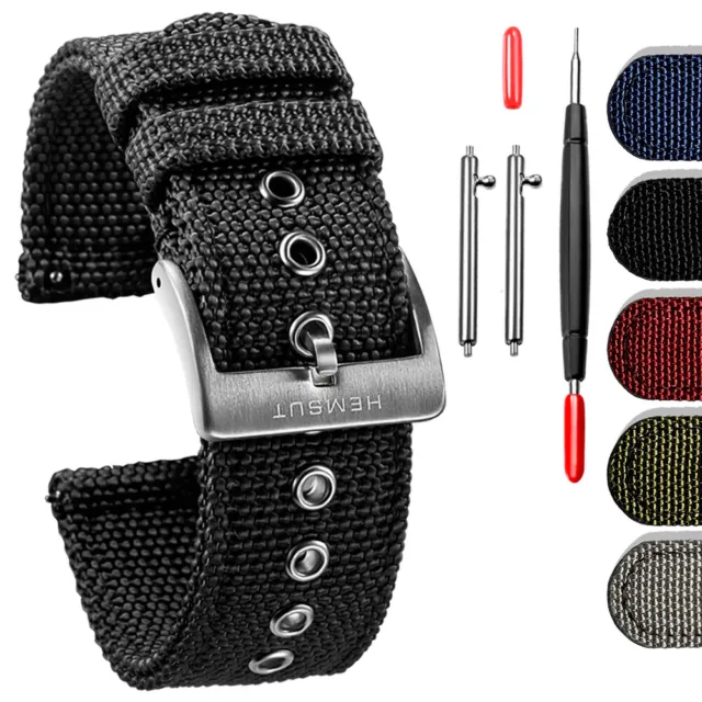 Bracelet de montre en Nylon les hommes regardent les bandes de montre classique