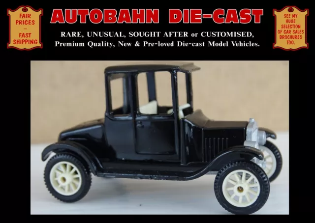 Vintage 1919 Ford Model T Doctors Coupé By Efsi Of Holland, Rare Collectors Item