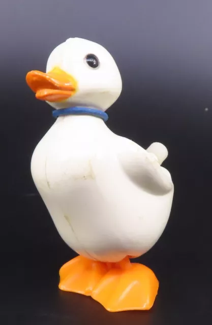 Vintage Pocket Pets White Duck 1977 Tomy Wind Up Toy COO Taiwan